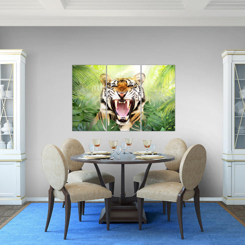 Wandbilder Wohnzimmer XXL Tieger Abstrakt Moderne Bilder Tiere